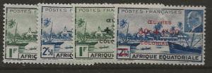 French Equatorial Africa 156-157,B36-B37 [M] ce15