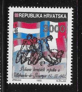 Croatia 1993 Uprising of 13th Pioneer Battalion Sc 176 MNH A3613