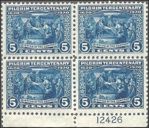 550 Mint,OG,NH... Block of 4... SCV $260.00... w/Plate#