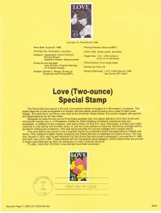 US SP832 Love Souvenir Page #2379
