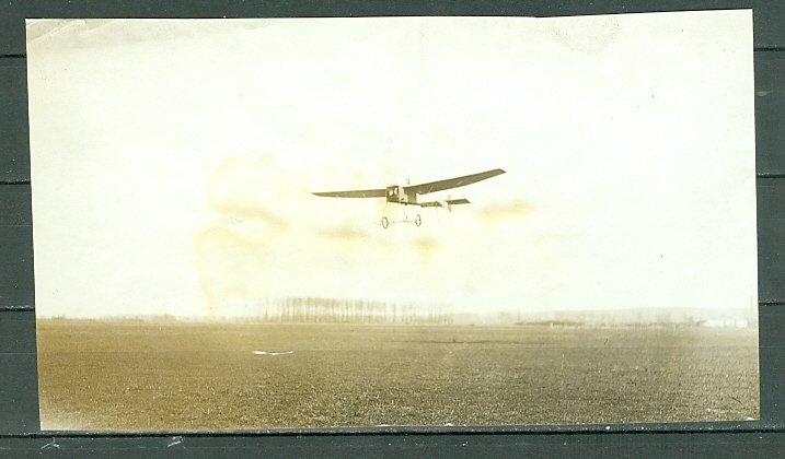 FRANCE MEURISSE SCARCE EARLY PHOTO OF AIRCRAFT FLIGHT...1909?