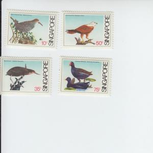 1984 Singapore Birds (Scott 434-37) MNH