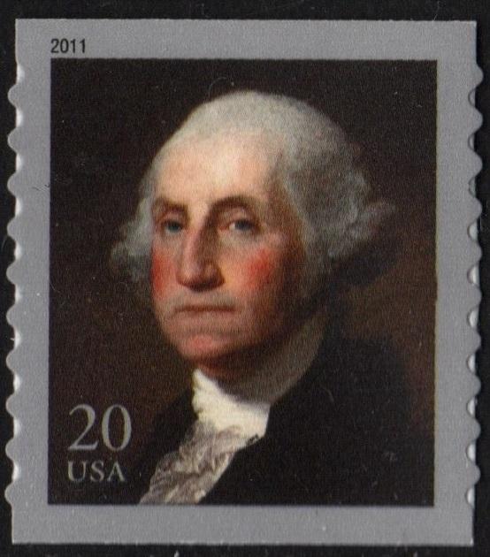 SC#4512 20¢ George Washington Coil Single (2011) SA