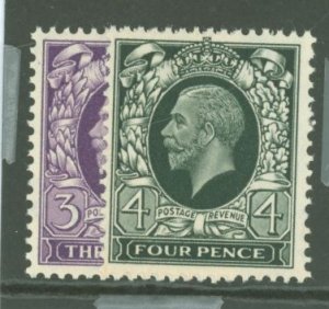 Great Britain #215-216  Single