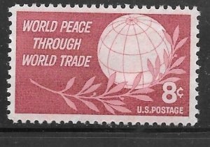 USA 1129: 8c Globe and Laurel, MNH, VF