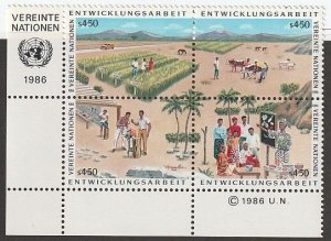 1986 Vienna  Sc# 61a MNH   Block MI/4