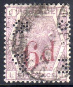 Great Britain  94 perfin  VF U*    cat$150.00