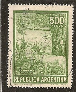 Argentina   Scott  829   Deer in Forest     Used