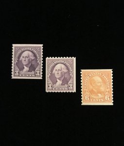 721, 722, 723 US Mint Coil Singles