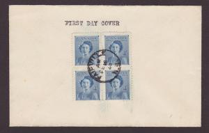 Canada 276 FDC Block of 4