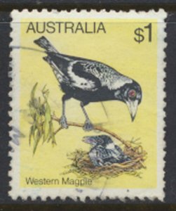 Australia SG 740  Used  SC# 739   Magpie Bird 1980  see scan 