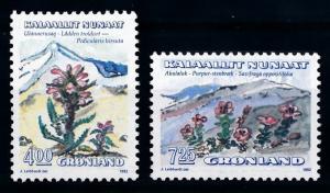 [67691] Greenland 1992 Flora Flowers Blumen  MNH