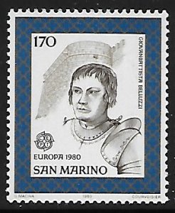 San Marino # 985 - Giovanbattista Belluzi - MNH.....{KBrK}