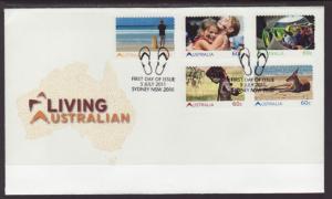 Australia 3543-3547 Living Australian U/A FDC