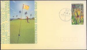 Christmas Island, Worldwide First Day Cover, Sports