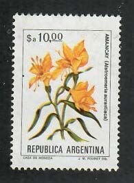 Argentina; Scott 1439; 1983;  Unused; NH; Flowers