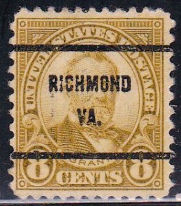 Precancel - Richmond, VA PSS 640-61 - Bureau Issue