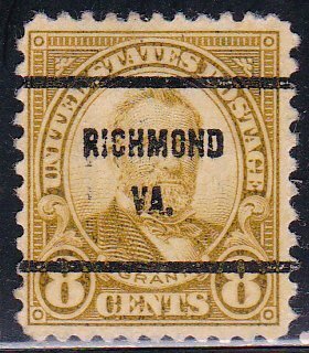 Precancel - Richmond, VA PSS 640-61 - Bureau Issue