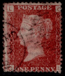 GB QV SG43, 1d rose-red PLATE 133, FINE USED. Cat £11. IRELAND CL