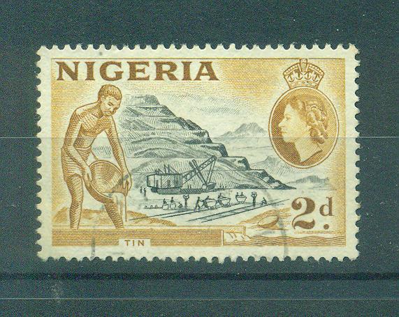 Nigeria sc# 83 (2) used cat value $.25