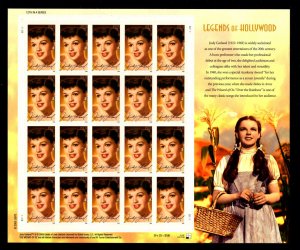 U.S. SCOTT #4077  - JUDY GARLAND  - LEGENDS OF HOLLYWOOD -  MINT N.H. SHEET