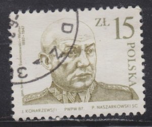 Poland 2795 Gen. Karol Swierczewski-Walter 1987