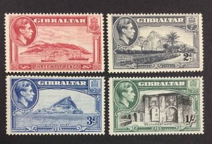 MOMEN: GIBRALTAR SG #123/127 P14 MINT OG NH £242++ LOT #64201