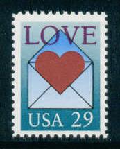 2618 29c Love Fine MNH
