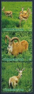 2009 Turkmenistan 270-272 strip Fauna 6,00 €
