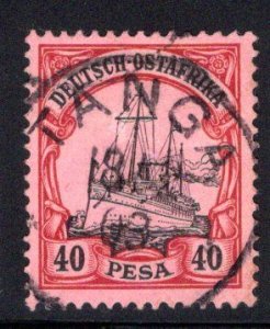 German East Africa (DOA) #18,  SON Tanga CDS 13 February 1903, CV $22.50