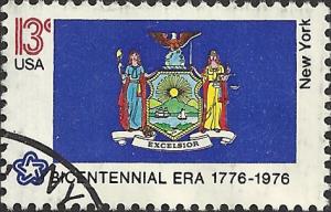 # 1643 USED STATE FLAG NEW YORK