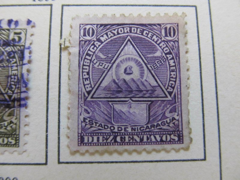 Nicaragua 1898 Unwmk 10c fine mng stamp A11P10F22