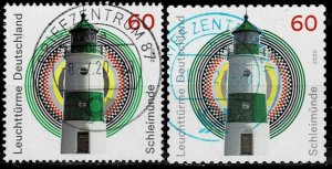 Germany 2020,Sc.#3172-3 used, Lighthouses, both issues