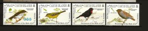 CAICOS ISL. Sc 60-63 NH issue of 1985 - BIRDS