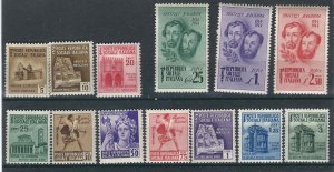 Italy Socialist Republic 18-34 Sas 496-514 MNH VF 1944 SasCV €14