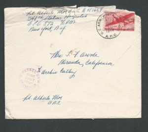 C25 A.P.0.  Censored 348th Station Hospital  Jan 26 1944