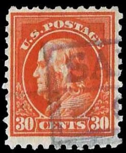 US SC 439 - Franklin - Used - 1914
