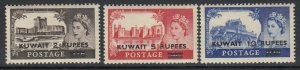 Kuwait, Scott 117-119 (SG 107-109), MNH