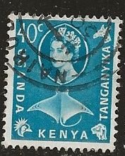 Kenya Uganda  & Tanganyika | Scott # 126 - Used