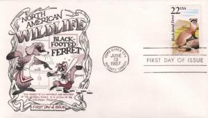 #2333 Black-footed Ferret Bennett FDC