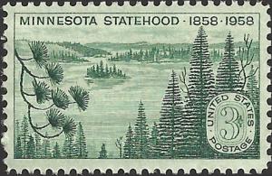 # 1106 MINT NEVER HINGED MINNESOTA STATEHOOD