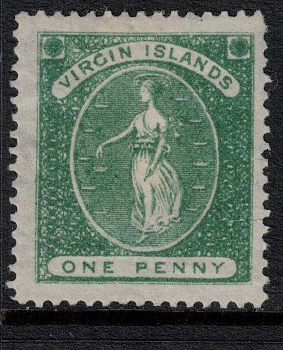 Virgin Island SC 9 Mint 1867-1870 SCV$ 95.00