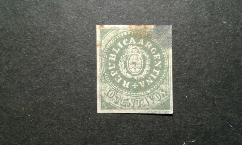 Argentina #6 used e207 10584