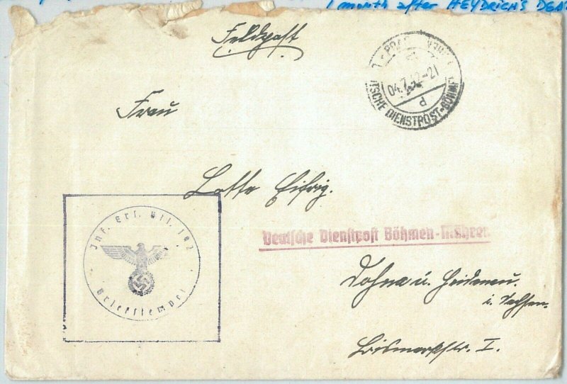 69916 - CZECHOSLOVAKIA - POSTAL HISTORY - FIELD MAIL from GERMAN SOLDIER 1942-