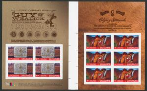 Canada 2548b Gutter Booklet MNH Calgary Stampede, Horse