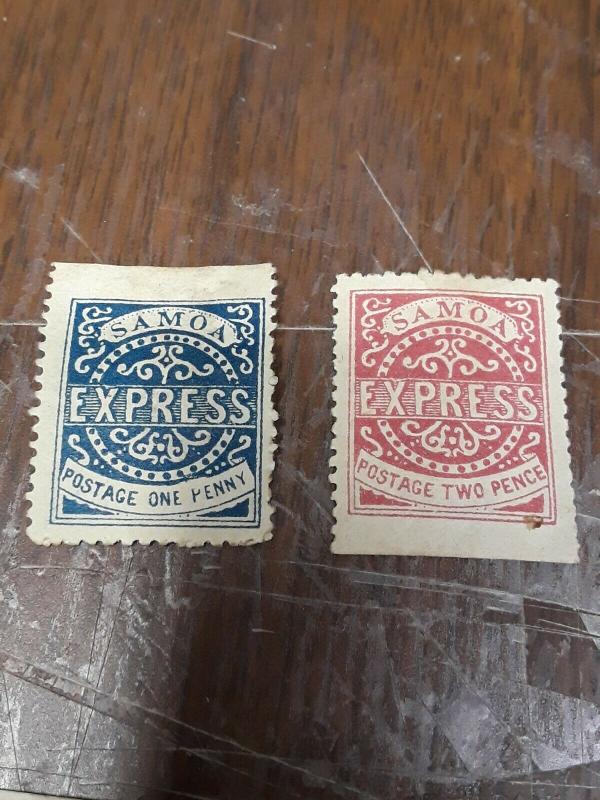 Samoa Stamps MOG Hinged Express Issue