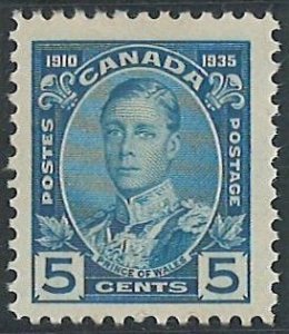 Scott: 214 Canada - Silver Jubilee - Prince of Wales - MNH