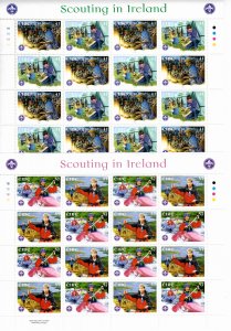 Ireland MNH Sc 1388-91 two sheets of 16 (8 of each stamp)