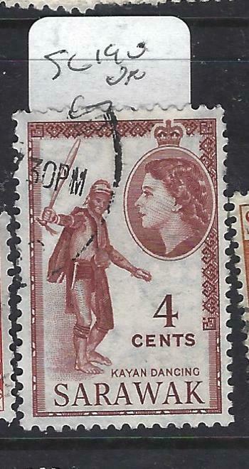 SARAWAK  (P2704B)  QEII  4C  SG 190  VFU