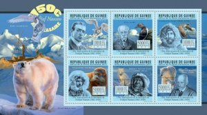 Guinea 2011 - 150th Anniversary of Fridtjof Nansen (1861-1930). Mi 8367-8372